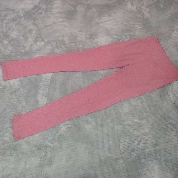Comfy Cozy Suzzette Collection Pink Leggings Size 0/S - Picture 1 of 7